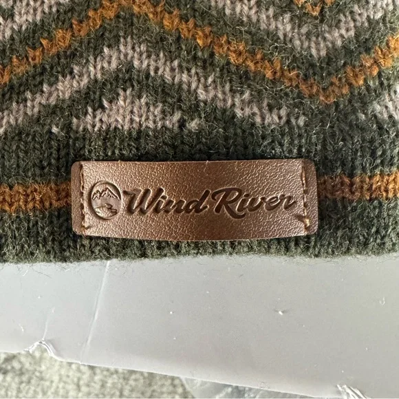 Wind River Heritage Wool Blend Cuffed Toque Beanie NWT - Picture 5 of 5